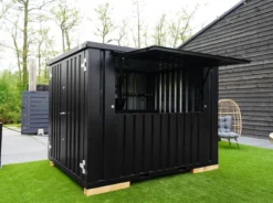 Alternative view of Contenedor Barra Desmontable XL 3 x 2 Metros Negro RAL 9005