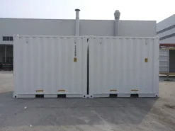 Contenedor de almacenamiento de metal apilable