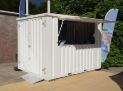 Alternative view of Contenedor Barra Desmontable XL 3×2 metros Blanco RAL 9016