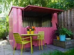 Alternative view of Contenedor Barra Desmontable XL 3×2 m Rosa RAL 3015