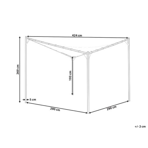 Gazebo AVENTINE Metal Gris - Imagen 9