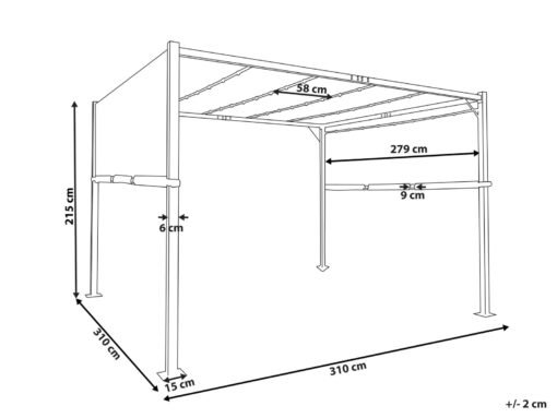 Gazebo LED PARGA Beige - Imagen 13