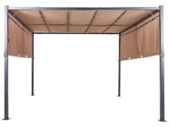 Gazebo LED PARGA Marrón