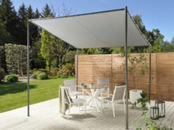 Alternative view of Gazebo VIMINO Metal Gris