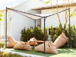 Alternative view of Gazebo AVENTINE Metal Beige