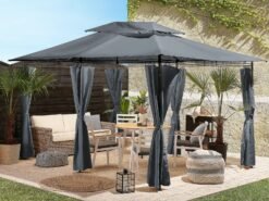 Alternative view of Gazebo COLOS Metal Gris Grafito