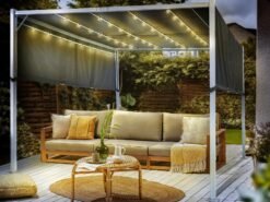 Alternative view of Gazebo LED PARGA Gris