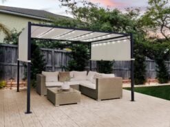 Alternative view of Gazebo LED PARGA Beige