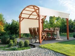 Alternative view of Gazebo SCOPELLO Marrón