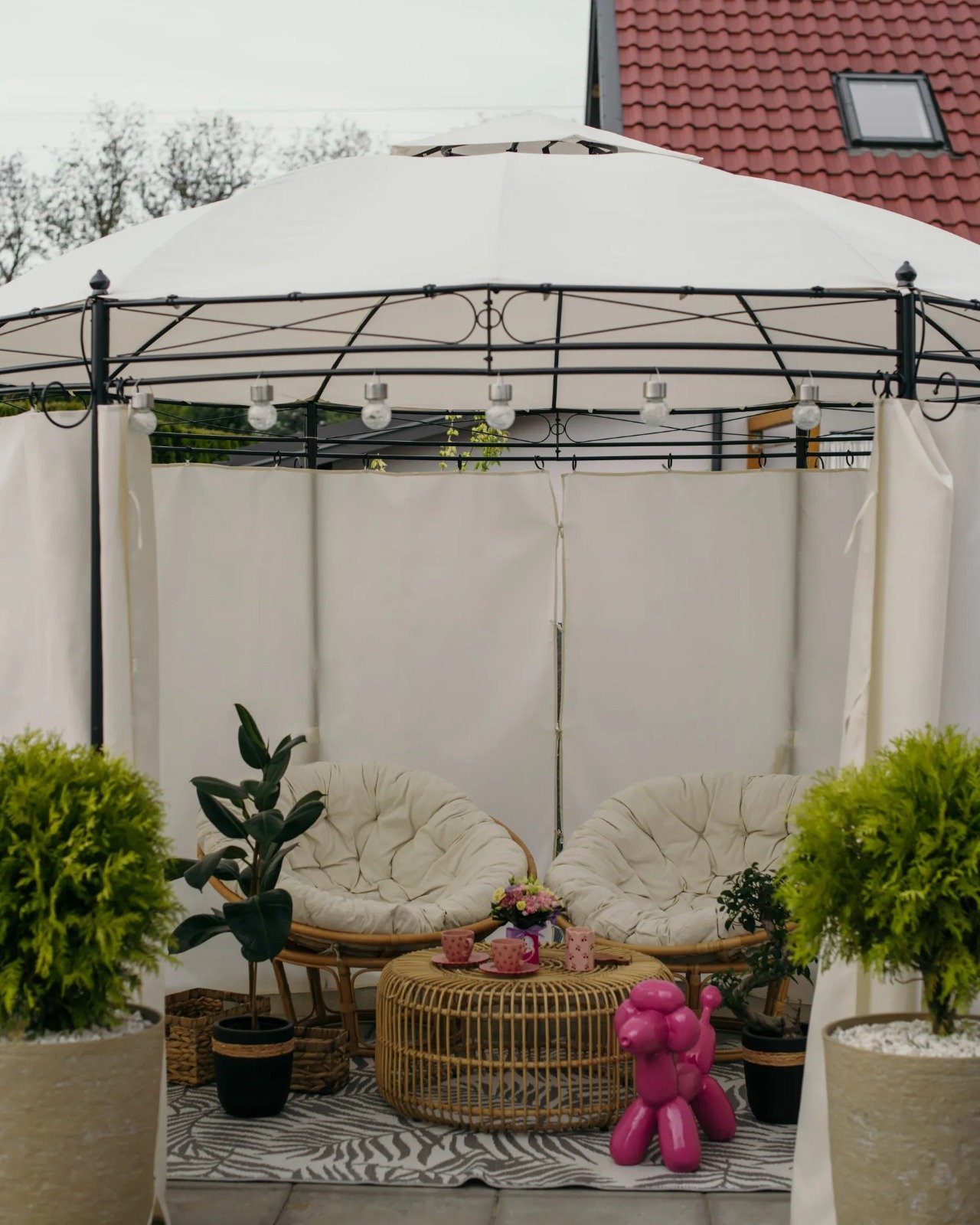 Gazebo SAFARA Metal Beige - Imagen 3