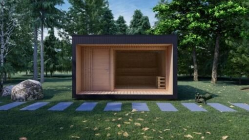 Sauna Prefabricada SIP Prague, 15 m²