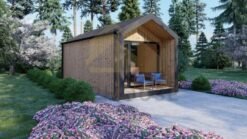 Alternative view of Sauna Prefabricada SIP Oulu, 23 m²