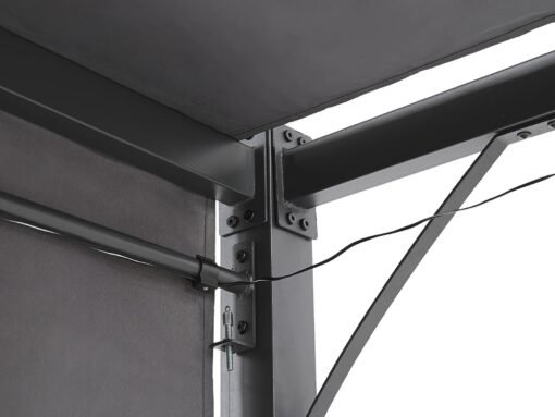 Gazebo LED PARGA Gris Oscuro - Imagen 8